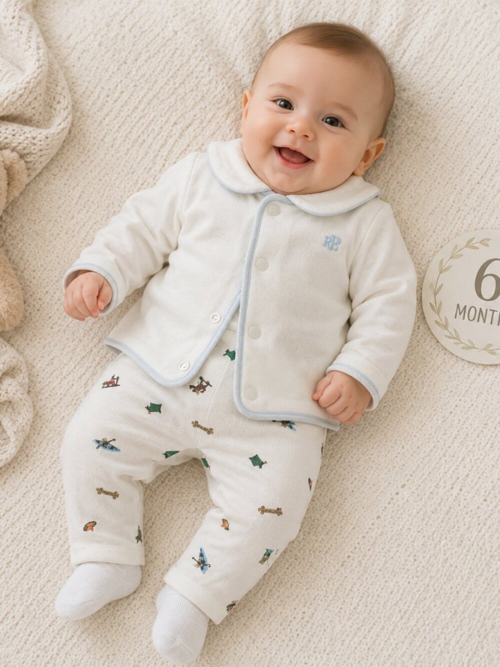 Lauren Ralph Lauren Polo Baby 3 Piece Set 6M